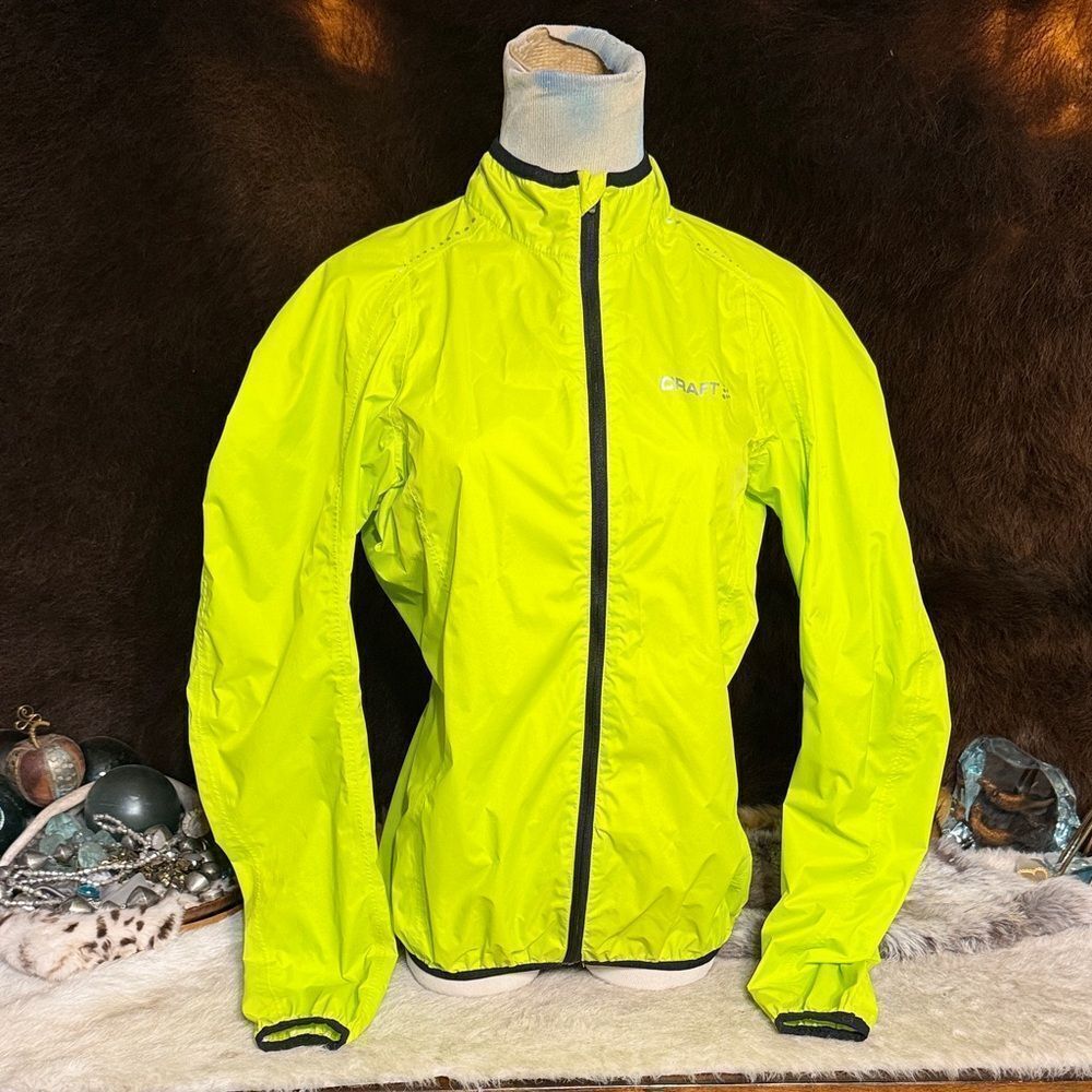 Craft Bright Lime Windbreaker Jacket S (3200)